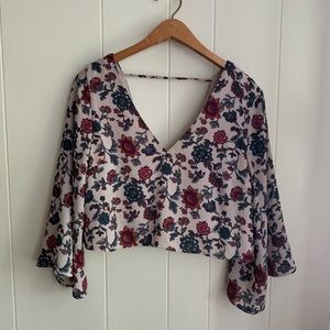 Forever 21 Bell Sleeve Top